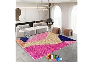 RXIBEFUW 38 x 52 cm Knüpfteppich Zum Selber Knüpfen - DIY Knüpfsets Kreuzstich Teppich Set - Knüpfset für Kinder Erwachsene Großer Teppich Knüpfen Set Erwachsene Kreuzstich Set - Fußabtreter Latch Hook Kit