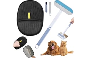 LTFIOON Togli Peli Animali, 3 in 1 Spazzola Rimuove Peli Animali, Spazzola per Peli di Cani e Gatti, Spazzola per Rimuovere per Letti, Divani, Tiragraffi e Vestiti