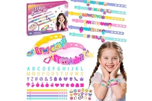 Geschenk Mädchen 5 6 7 8 9 Jahre: Freundschaftsarmbänder Selber Machen, Bastelset Kinder ab 6 Jahre Gummi Armbänder Selber Machen Kinder Spielzeug ab 5 Jahre Basteln Mädchen Geschenke 5 6 7 8 9 Jahre
