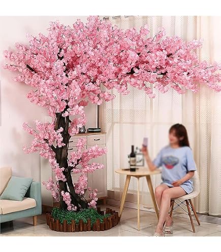 Amazon.de: Atmosphera - Knstlicher weier Kirschbaum H. 200 cm - Wei