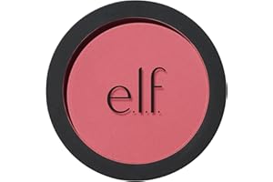 e.l.f. Primer-Infused Blush, per un make-up a lunga tenuta che aderisce alla pelle, sensazione leggera e coprenza media, prodotto vegano e non testato sugli animali, Always Tempting