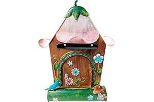 TIN DREAMS FACTORY Cassetta Postale Originale in Acciaio Dipinta a Mano, Decorazione Metallo da Parete per Esterno e Interno, Cassetta Posta Vintage Arredamento Rustico, Cassetta Postale Divertente