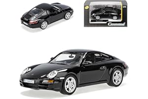GENERISCH Porsche 911 997 Coupe Schwarz 2004-2011 1/43 Cararama Modell Auto