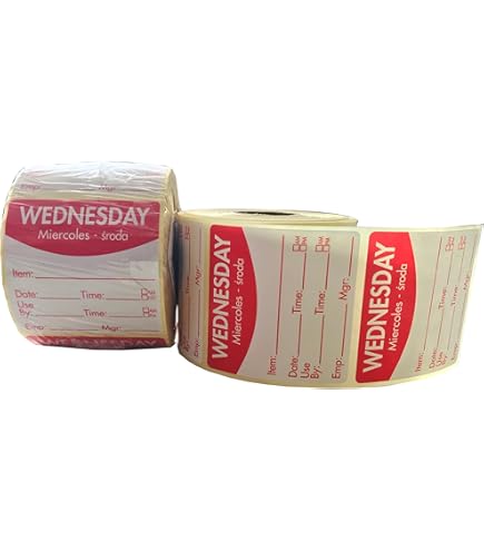 Removable Universal Labels For Food Rotation 2 X 2 Inch 500 Adhesive