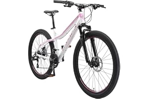 BIKESTAR Bicicleta de montaña Hardtail de Aluminio, 21 Marchas Shimano 26, 27.5, 29" Pulgadas | Mountainbike con Frenos de Disco Cuadro 16, 17, 18" MTB