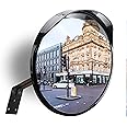 HDYEGIOU Safety Mirror, 160 Degree Adjustable Convex Traffic Mirror,Wide Angle Acrylic Safety Mirror for Garages,Driveways,Offices,Parking lots,Warehouses,12 Inch/30 cm