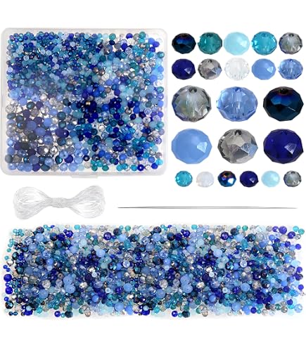 Perle Di Agata Blu A Vena Di Drago Naturale Rotonde Sciolte 15