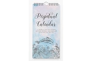 Inkdotpot Delfín Calendario Perpetuo Rústico Colgante De Pared Aniversario Evento Especial Recordatorio Calendario Libro Diario Estacionario Colgante De Pared De Tarjetas De Regalo De Cumpleaños