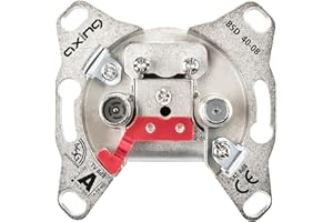 Axing BSD 40-08 Durchgangsdose 8 dB SAT/CATV 5-2200 MHz Kabelfernsehen Rückkanal-tauglich