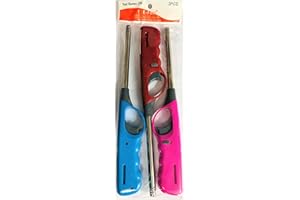 E FAST CE4 - 3 x Large bbq Lighters Refillable Safety Gas Candle BBQ Fire Lighter