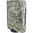 PlayVital Cover per ps5 Copertura Antipolvere per ps5 Console Digital&Standard Edition,Coperchio Nylon Verticale Protettivo I