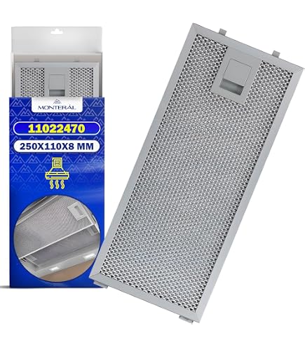 Lot De 2 Filtres à Graisse Aluminium Pour Hotte - 5 Couches, 330 X 230 X 9 Mm, Contrôle Odeurs, Compatible Plupart Marques