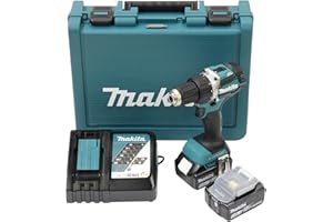 Makita DDF484RTE wiertarko-wkrętarka akumulatorowa 18 V/5,0 Ah, 2 akumulatory + ładowarka w walizce