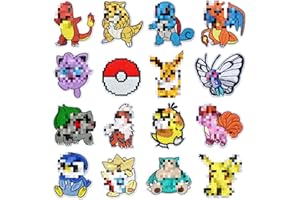 OOSHEON 16 Stück Patches zum Aufbügeln,Bügel Patches,Flicken zum Aufbügeln Kinder,Aufnäher Patche Erwachsene,Bügelaufkleber Kleidung,Bügelbilder für Textilien,Jeans T-Shirt Bügelflicken