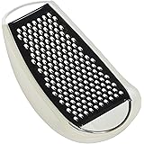 Alessi Parmenide AARU01 I - Grattugia con Raccoglitore di Design, in Resina Termoplastica e Acciaio Lucido, Ghiaccio