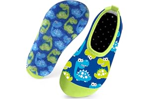 WATELVES Kids Swim Water Shoes for Boys Girls Toddlers Baby Aqua Socks for Kids Quick Dry Pool Beach Barefoot Children