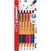 STABILO - Retractable pen - pointball - Pack of 6 colors | Pack of 6