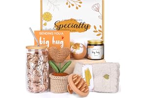 MEIMUCUL “Hug” Regalo Donna, buoni regali di miglioramento, regalo di compleanno positivo per donne, set regalo di rilassamento per migliore amica, sorella, collegina, Get well soon gift