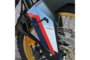 labelbike - Pegatinas 3D de Resina Decoraciones y Protecciones de Guardabarros y Horquillas de Moto compatibles con Honda Transalp 2023