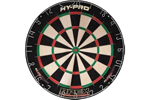 Hy-Pro Apex darttavla – häftfri, bladtråd, klass A sisal, inomhus och utomhus, bra dart-presentidé