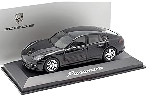 herpa Porsche Panamera (seconda generazione) anno di costruzione 2017, nero metallizzato 1:43