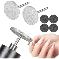 Nagelschleifer-Bits Set – Mit Schleifscheibe, Nagelhautgabel & Schleifblättern, Für Elektrische Nagelfeilen