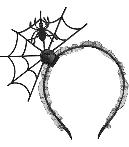 Dans La Tete D'une Araignée Serre-tête Araignée Halloween Aurasky