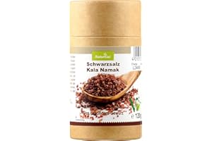 NATURGUT Sale nero, Kala Namak, terra in Spreader 120 g