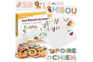 Joozmui Jouet Fille 3-8 Ans, Jeux Educatif 3-8 Ans Cadeau Fille 3-8 Ans Jouet Enfant 3-6 Ans Garçon Jouet Garcon Lettre