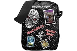 Rocksax Iron Maiden Sac à bandoulière – Tour, Multicolore, Taille Unique, Rocksax