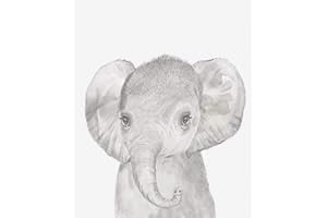Mamas & Papas Picture, Welcome to the World Grey Elephant, 1 Count