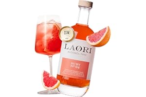 ‎LAORI Laori Ruby No 04 Alkoholfreier Spritz 500 ml | Fruchtig-frischer Alkoholfreier Aperitif mit pinker Grapefruit & Orange | Perfekt für Italian Spritz & alkoholfreie Cocktails | Nur 65 Kalorien & vegan