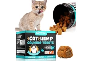 UOCASI Golosinas calmantes para Gatos,Masticables calmantes Suaves y Puros para Mascotas para la ansiedad, Alivio del estrés,refrigerio Delicioso y Saludable para,Sabor a Pollo (200 g, 200 Unidades)