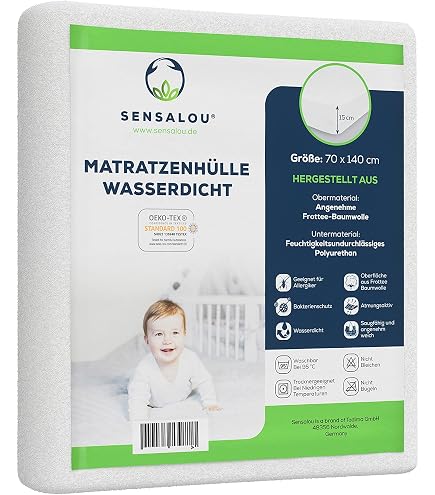 Inkontinenz Unterlage Bett Allergika Sensitive Matratzenbezug 90x200x20 Cm Encasing Allergie Bettwäsche Set