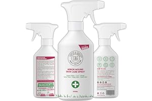 COOPER AND GRACIE C&G CRUELTY FREE PET CARE Cooper And Gracie Wound Spray For Stinky Itchy Dogs 500 ML | Purple First Aid Sprays | Dog Animal Skin Cuts Wounds Treatment