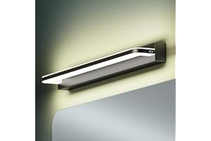 Mai & Mai Lampe Miroir LED 4000K pour Salle de Bain Murale Lumiere Intérieur 60cm Noir Desgin SparkLuxe