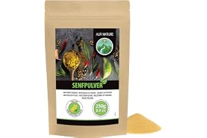 Alpi Nature Senapspulver Gult Vitt 250g, Malet Senap Pulver, Malda Vita Gula Senapsfrön