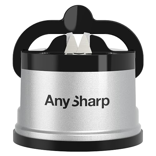 AnySharp Messerschärfer, freihändig, mit Saugnapf