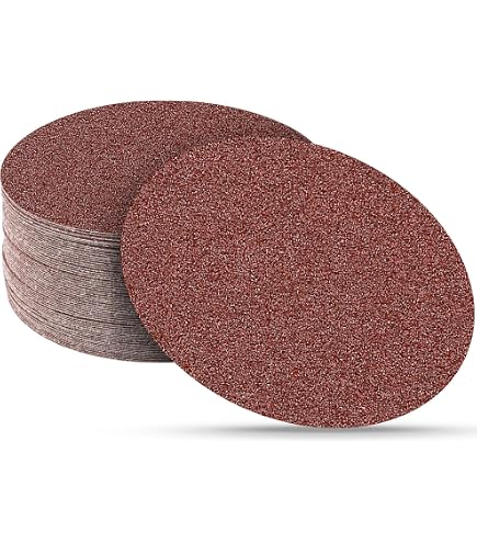 CUBEWAY Dischi Abrasivi Da 225 Mm, Grana P150, 30 Pezzi Con 6 Fori, Per Levigatrice Per Cartongesso E Orbitale, Retro In Velcro, In Ossido Di Alluminio - 3