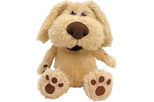 Relsy Talking Friends Talking Ben Animiertes interaktives Kuscheltier mit Talkback, 30 cm hoch