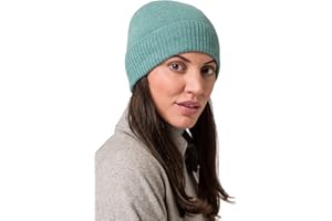 Style & Republic Kaschmir Sport Mütze-Beanie Damen aus 100% Cashmere - Dein kuscheliger Premium Beanie für stilvolle Herbst- & Winter-Momente, One-Size/Einheitsgröße
