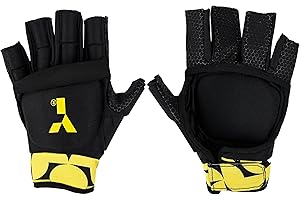 Y1 Hockey, MK Gloves, Field Hockey Glove, Reinforced Plastic Glove, Open Palm Design, Full Hand Protection, Kids Gloves, As Used by International Players