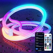 Smart Striscia LED 3 metri, RGB-IC Striscia Luminosa Cambia Colore ...