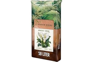 Green Home Aroid Erde 18L – Spezialerde für Monstera, Philodendron & Tropische Zimmerpflanzen – Pflanzenerde mit Perlit für optimale Drainage – Blumenerde für Bonsai, Palmen & Orchideen