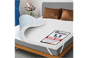 ‎DOPEDIO DOPEDIO 7,5cm Gel Memory Foam Matratzen Topper Weiche Matratzenauflage mit Öko-TEX® 100 Zertifizierung, Waschbarer Bezug für Boxspringbett und Schlafsofa (160x200cm, Weiß)