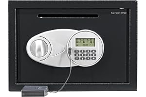 Genie Hand – Caja Fuerte de Deposito con Anti Bounce – Cerradura B-Class – Anti Bounce Technology (Mediana)