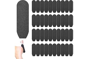ANYUANKW 50 Pezzi Ricariche per File di Pedicure Rimozione Carta Vetrata Piede Raspa Pad Lima per Piedi in Acciaio Inox per Rimuovere la Pelle Morta da Bagno e Pedicure