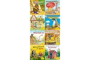 Pixi-Bundle 8er Serie 276: Pixis Fahrzeuge auf der Baustelle (8x1 Exemplar)