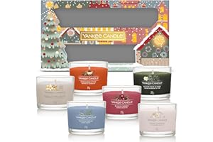 Yankee Candle Christmas Scented Candles Gift Set | 6 Scented Mini Filled Votive Signature Candles | Soy Blend Wax Mix | Perfect Christmas Gifts for Women