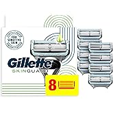 Gillette SkinGuard Erkek Tıraş Bı&ccedil;akları, 8 Bı&ccedil;ak Yedekleri